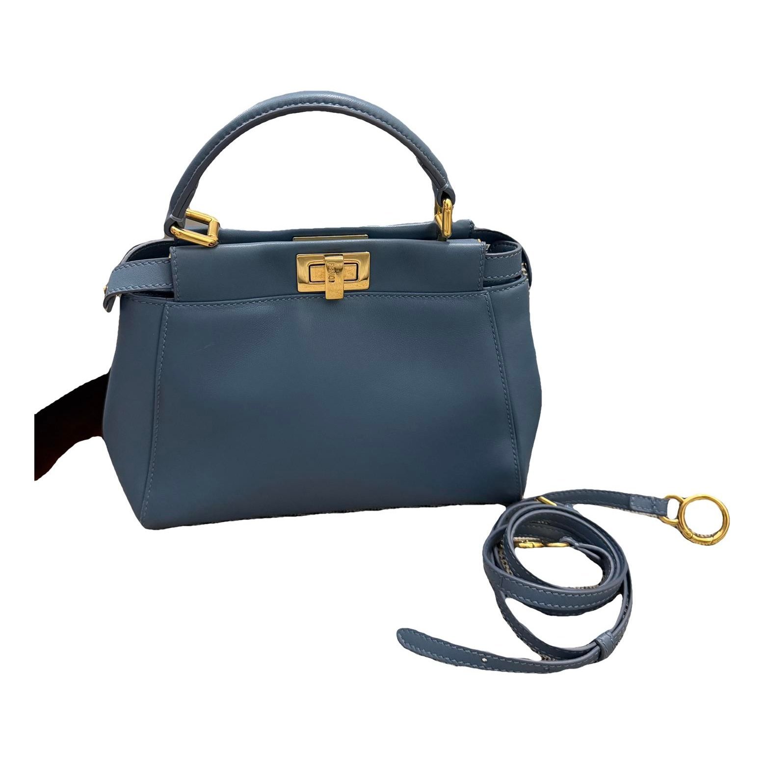 Peekaboo leather handbag