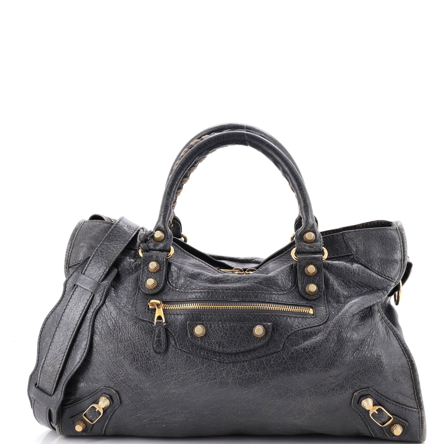 Leather satchel