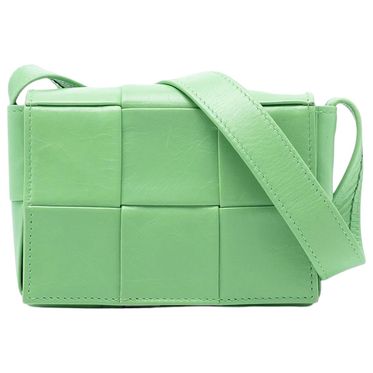 Cassette leather crossbody bag