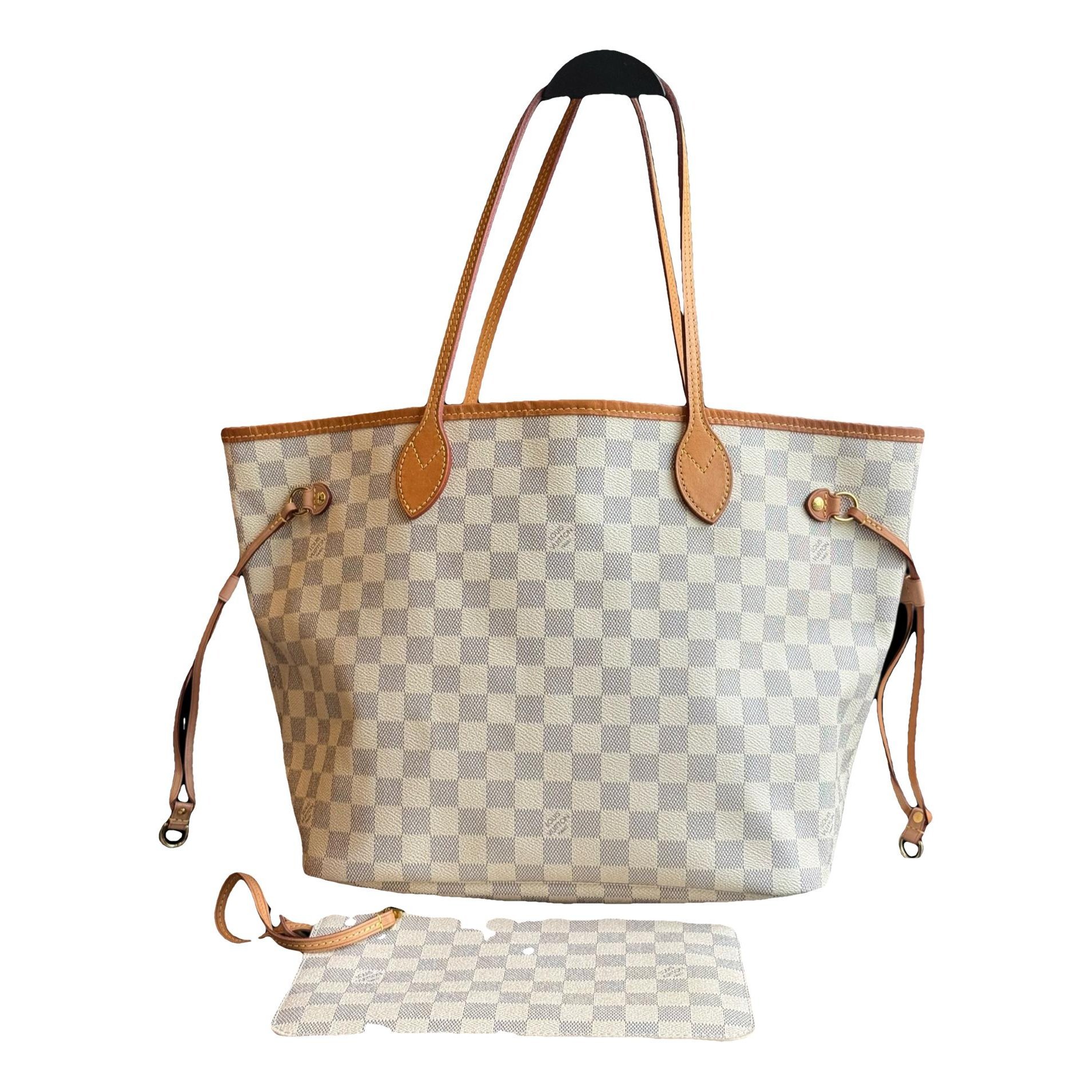 Louis Vuitton Neverfull leather handbag