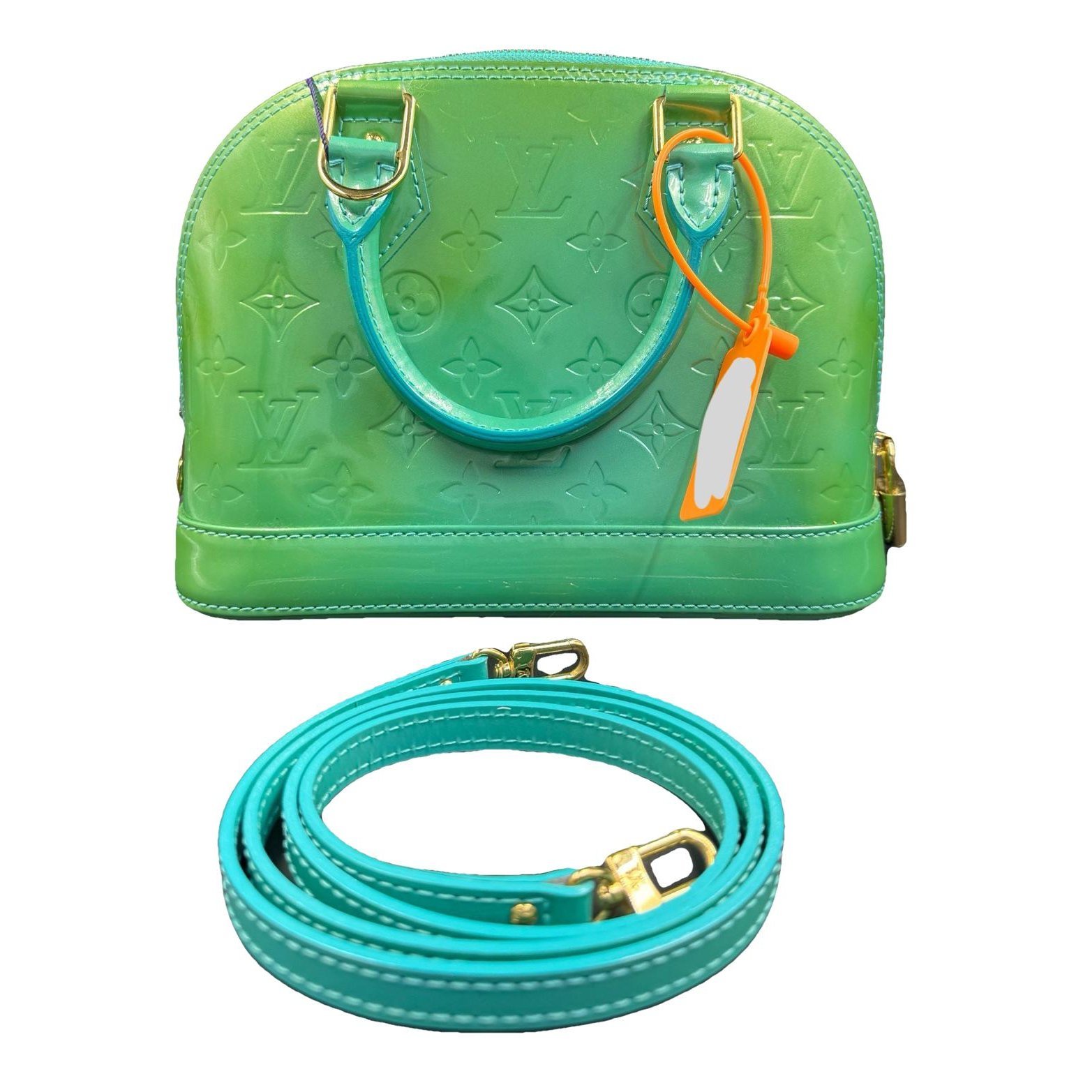 Alma BB patent leather handbag