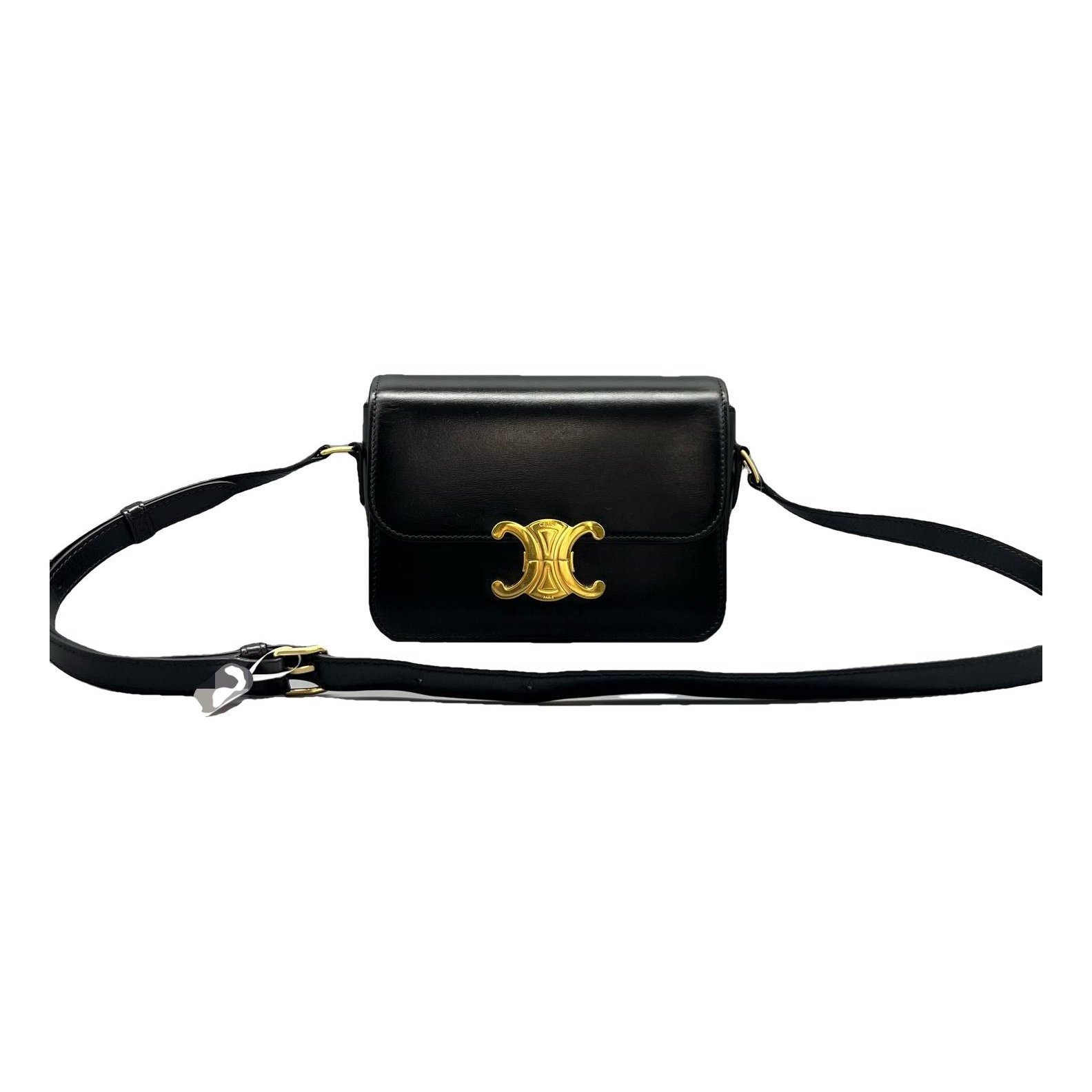 Triomphe leather handbag