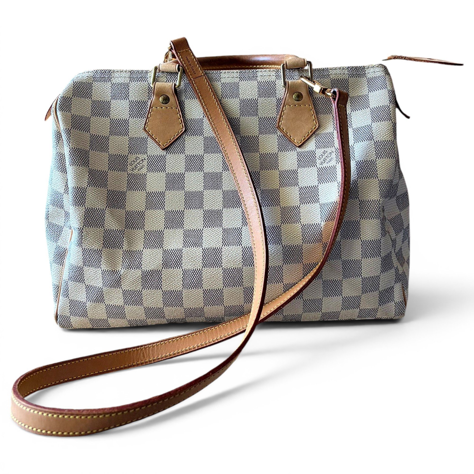 Speedy leather handbag