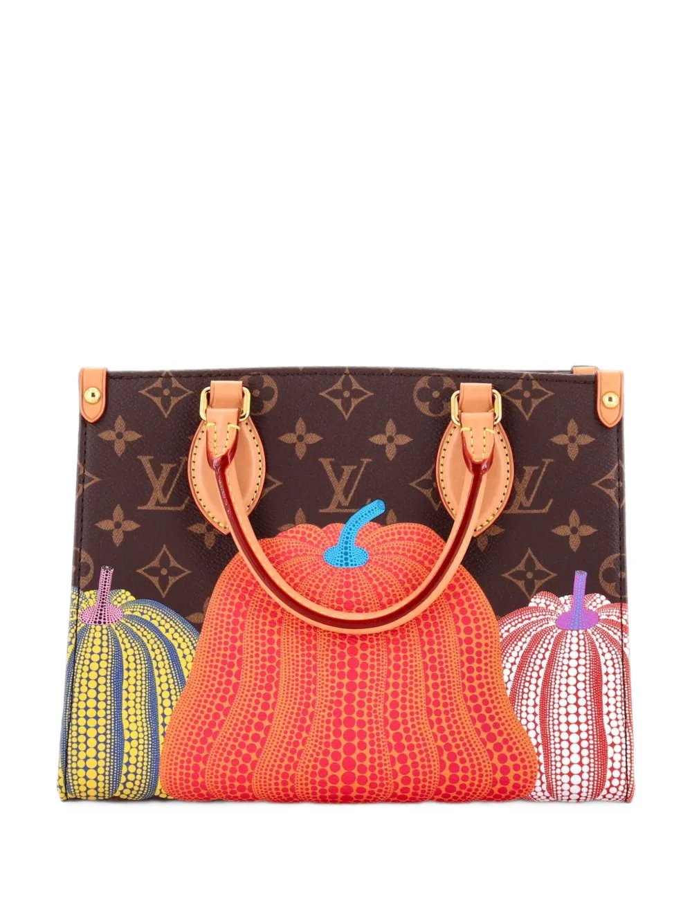 OnTheGo Yayoi Kusama Pumpkins Monogram Canvas PM tote bag