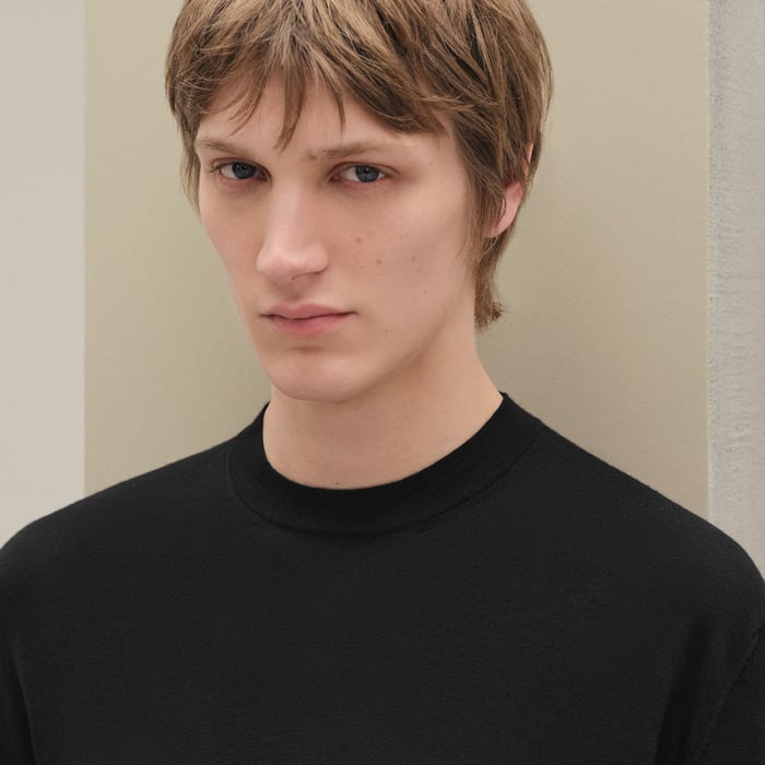 Noir "Detail H" Crewneck Sweater