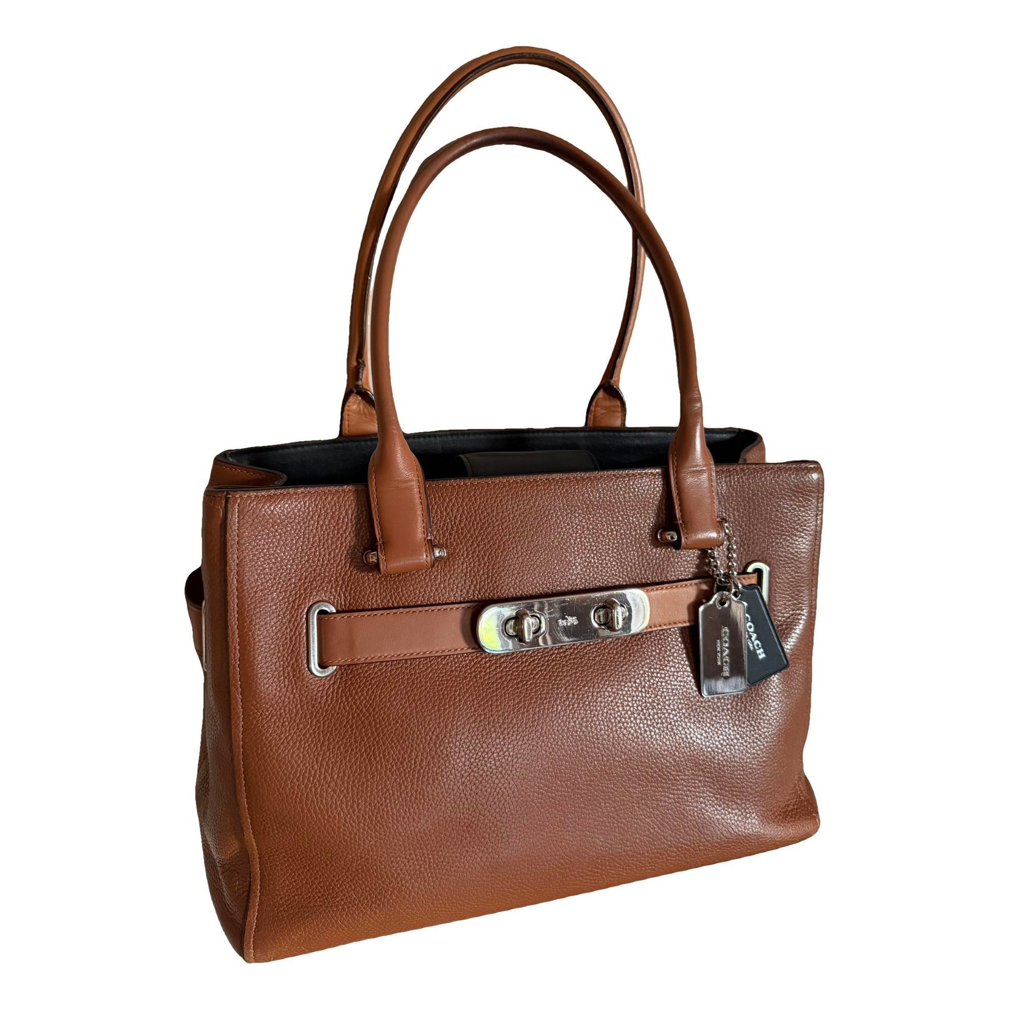 Leather handbag