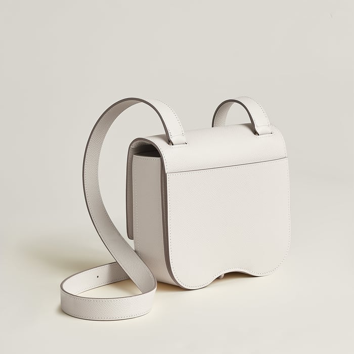 Gris Pâle Hermès Della Cavalleria Mini Bag II
