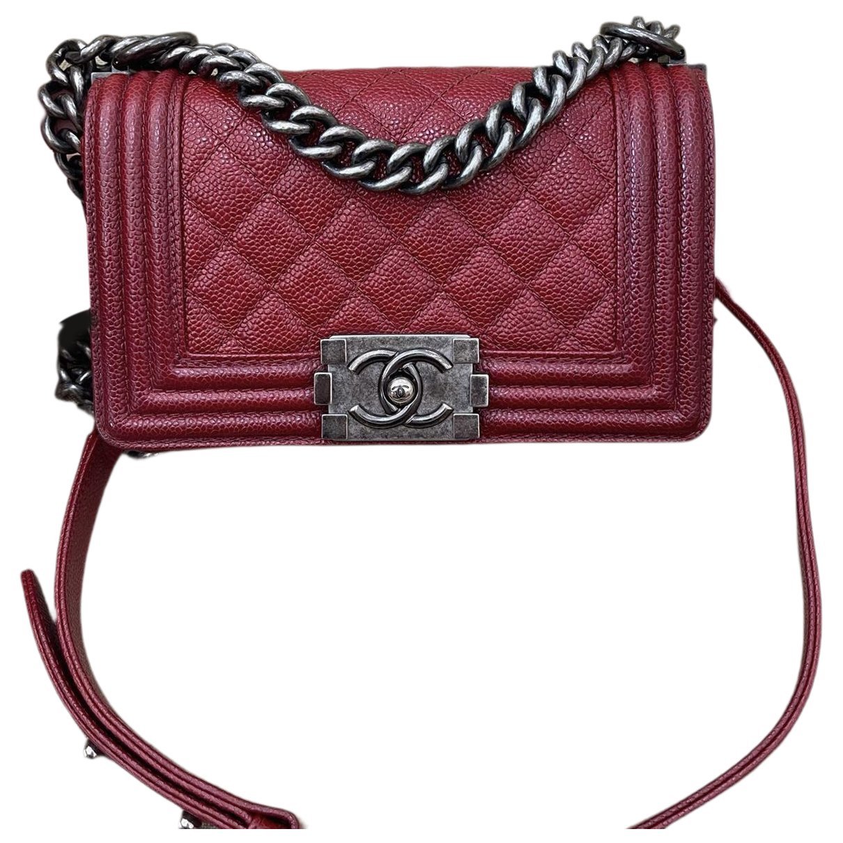 Boy leather crossbody bag