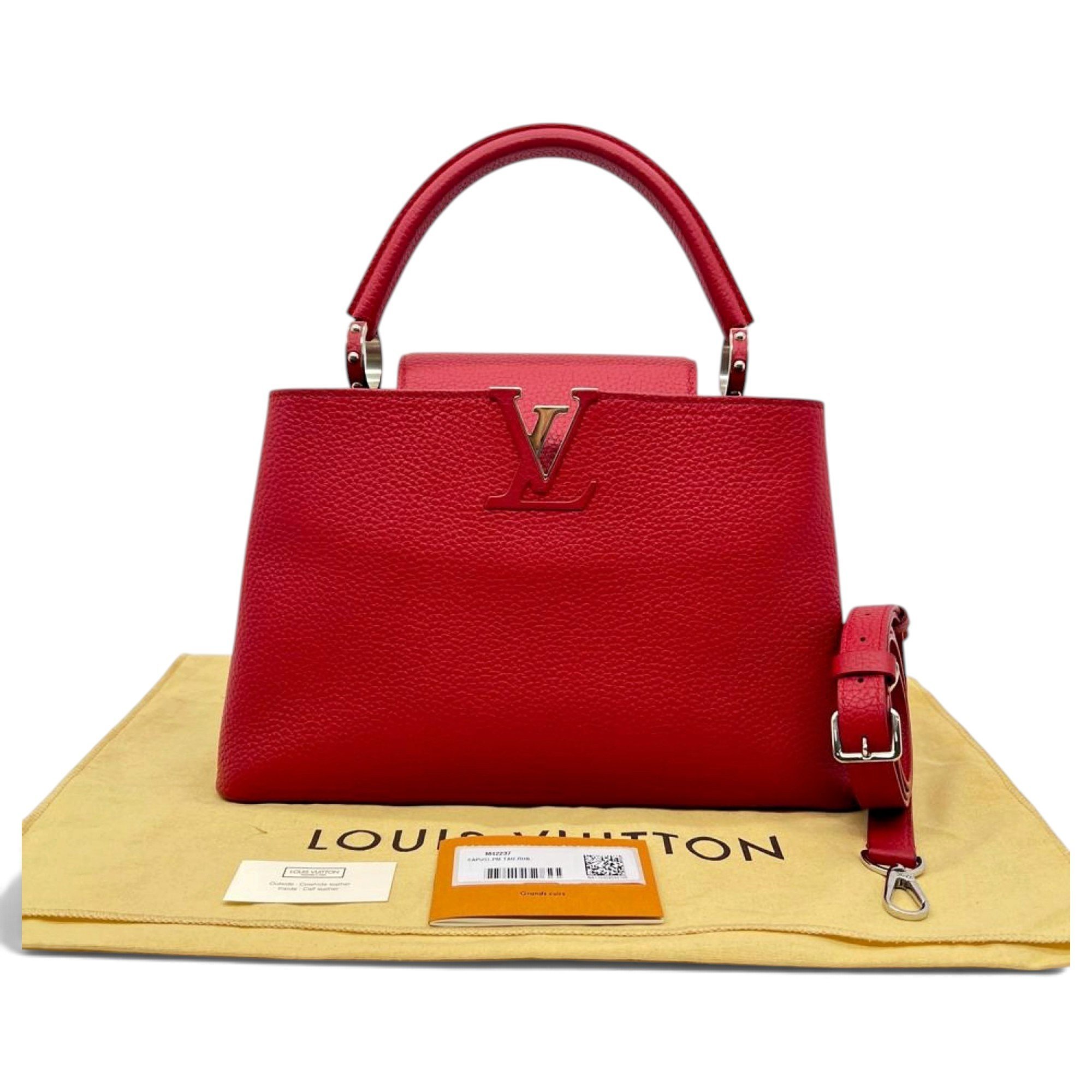Capucines leather handbag