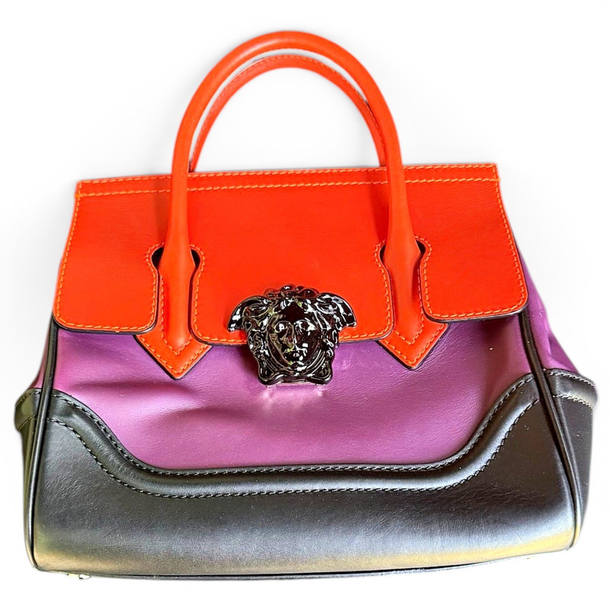 Palazzo Empire leather handbag