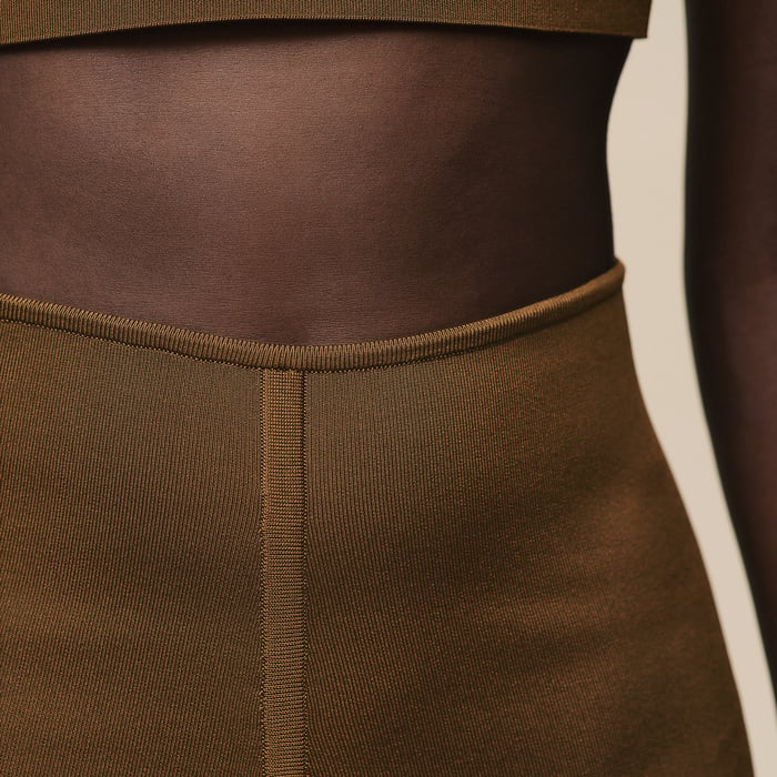 Marron Muschio Silk Shorts
