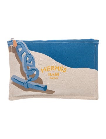 Toile Escale a La Plage Bain Case