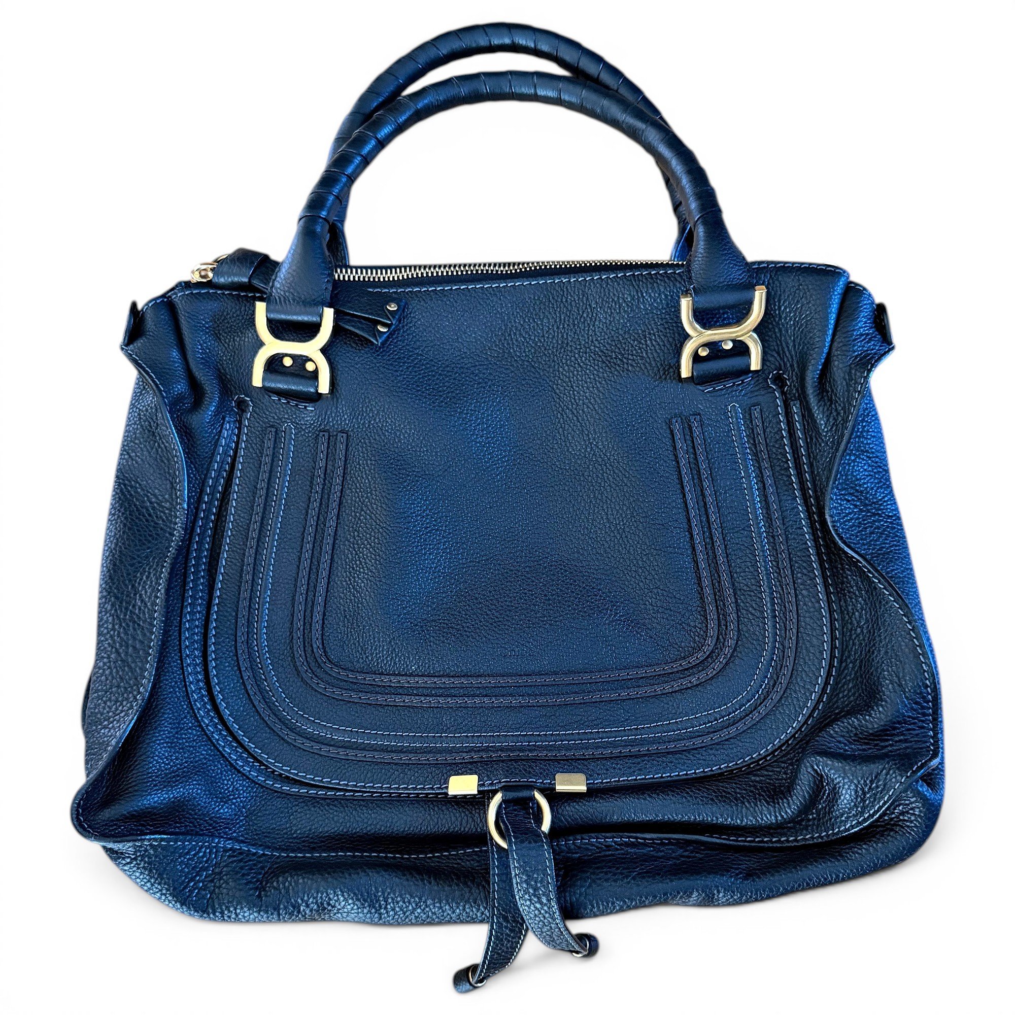Marcie Top Handle leather handbag