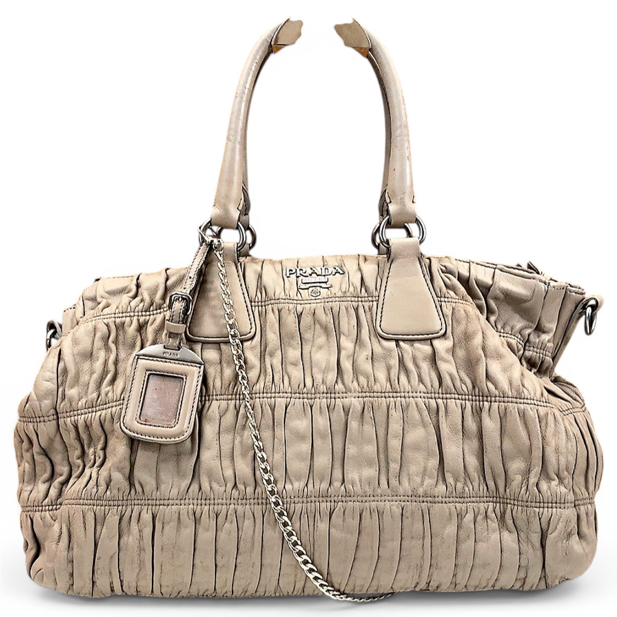 Leather handbag