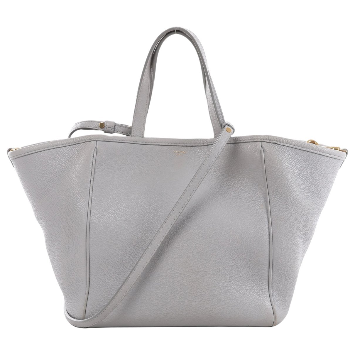 Cabas leather handbag