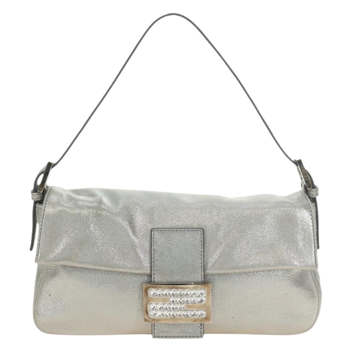 Fendi Mamma Baguette leather handbag