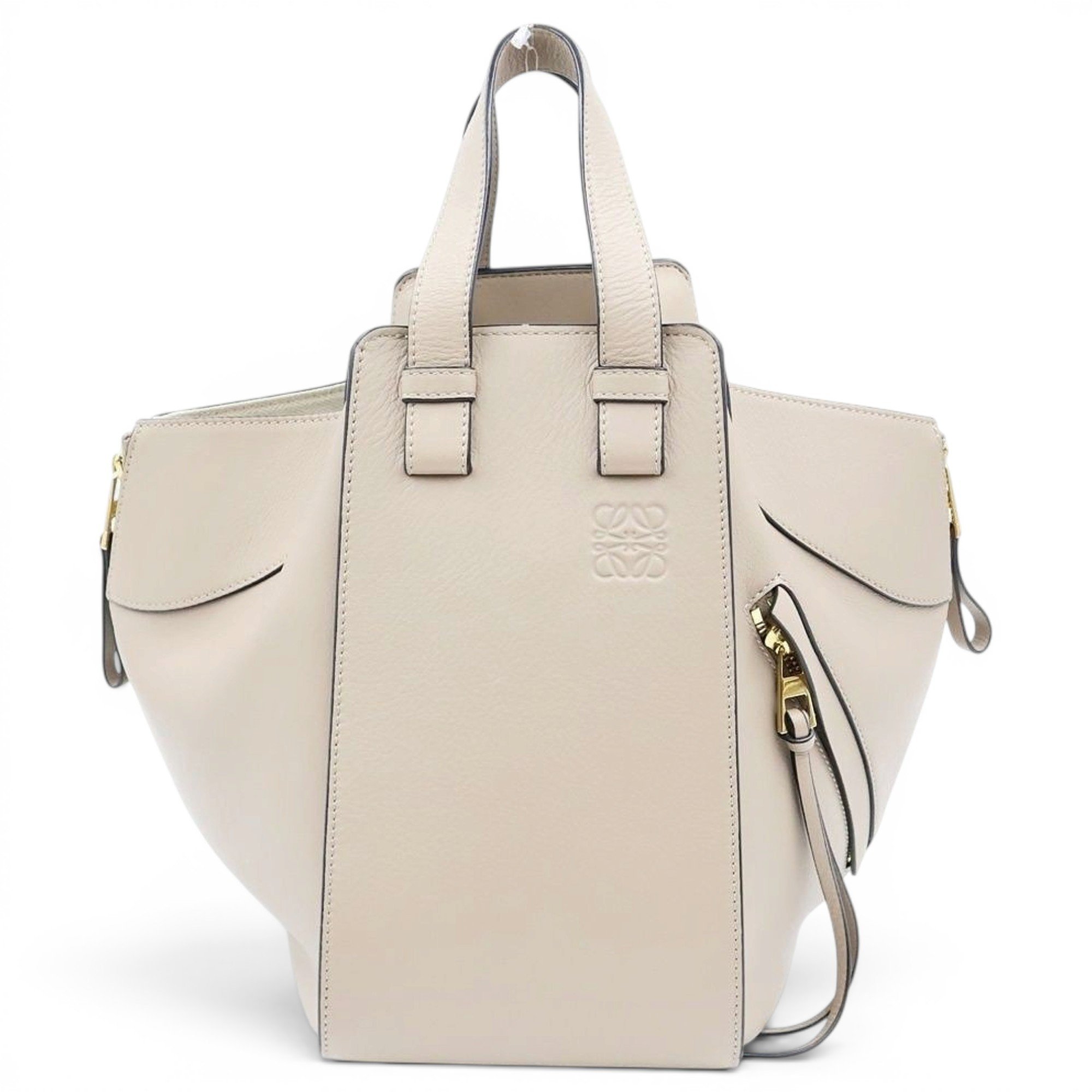Hammock leather handbag