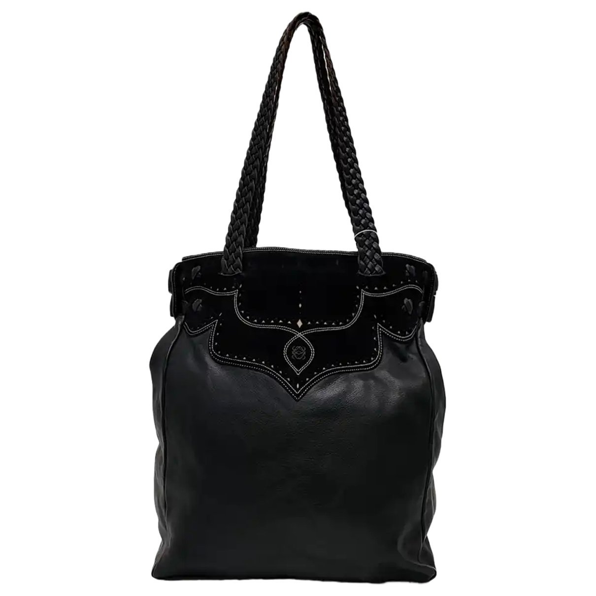 Leather tote