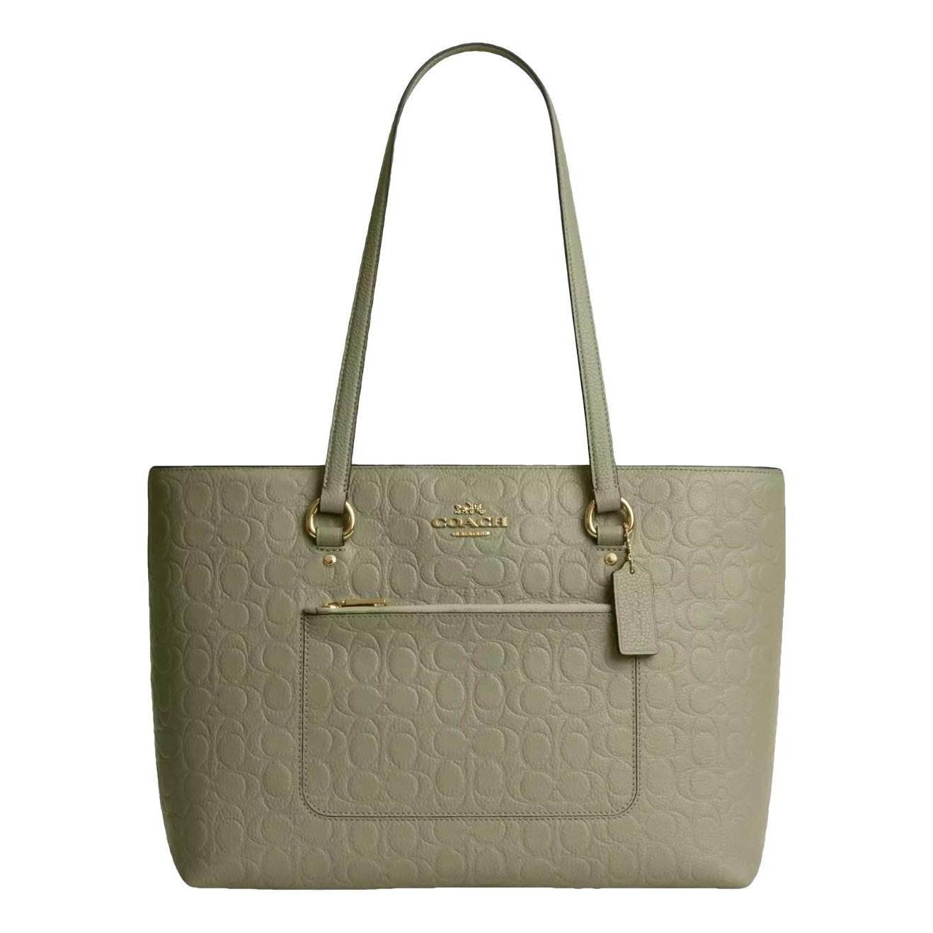 Leather tote