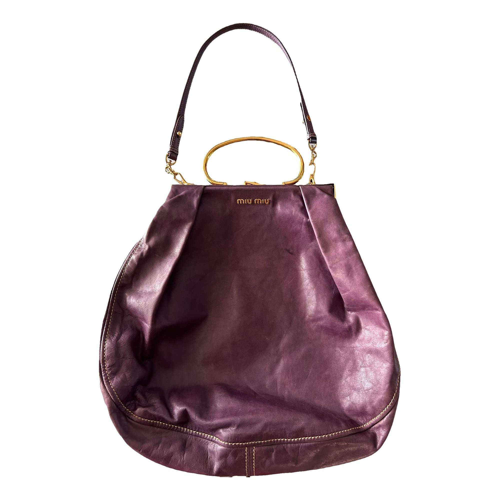 Leather tote