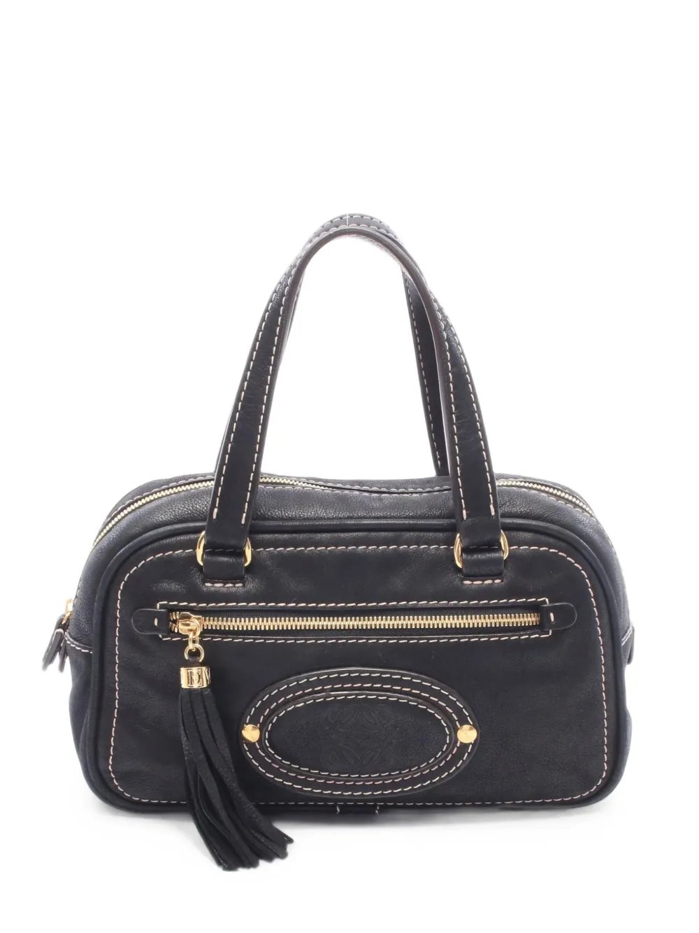 2000s Anagram tassel-detail tote bag