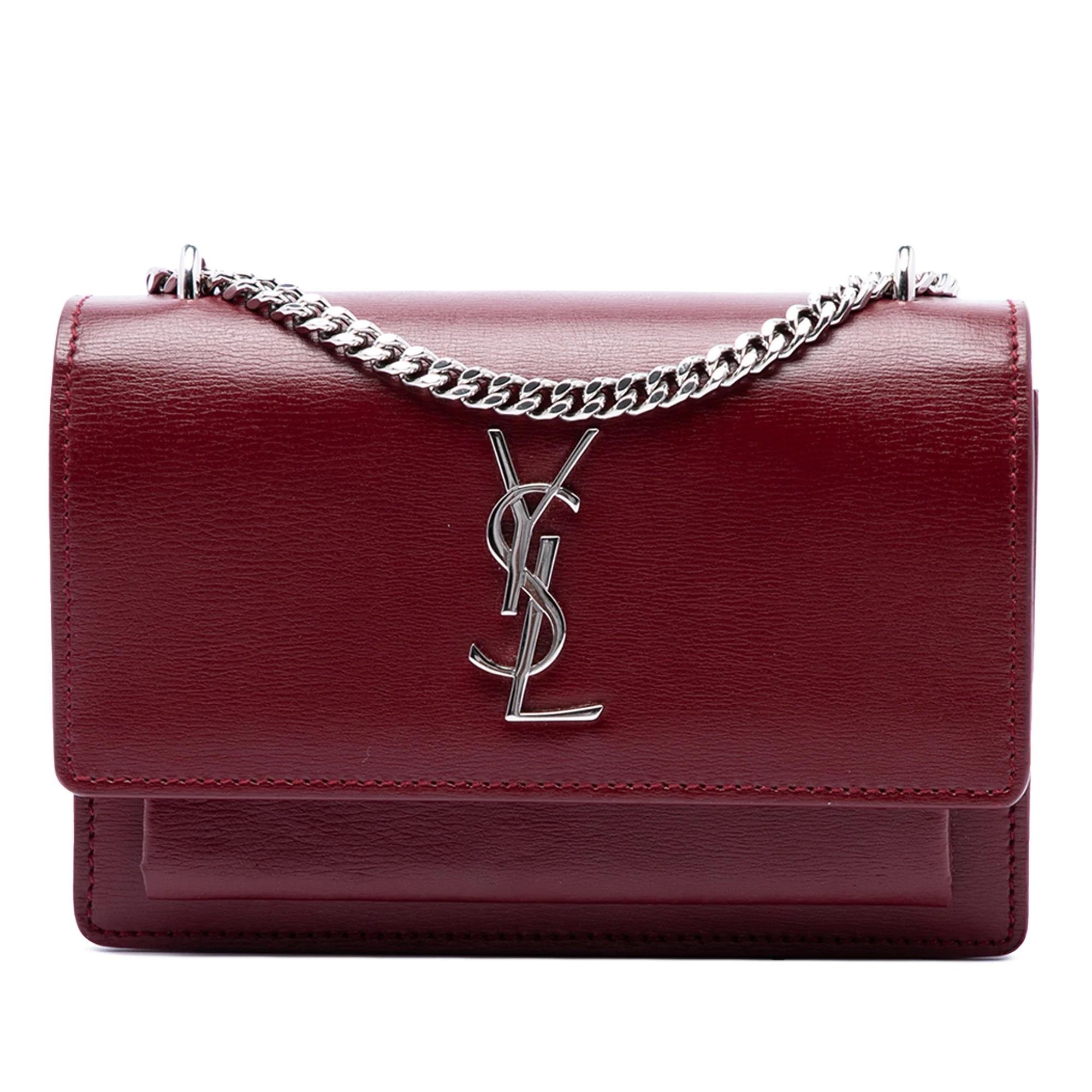 Saint Laurent Sunset pony-style calfskin handbag