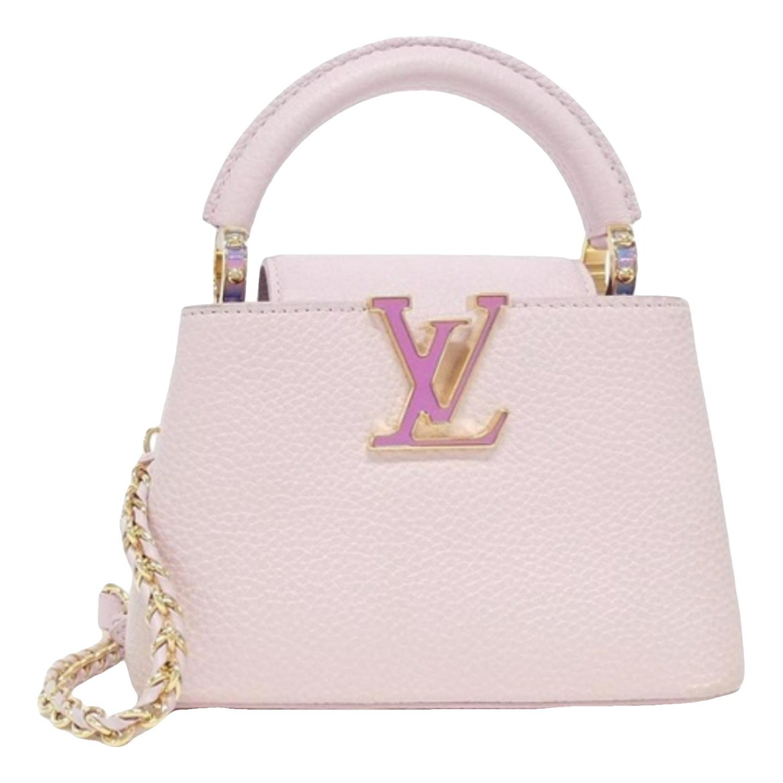 Capucines leather handbag