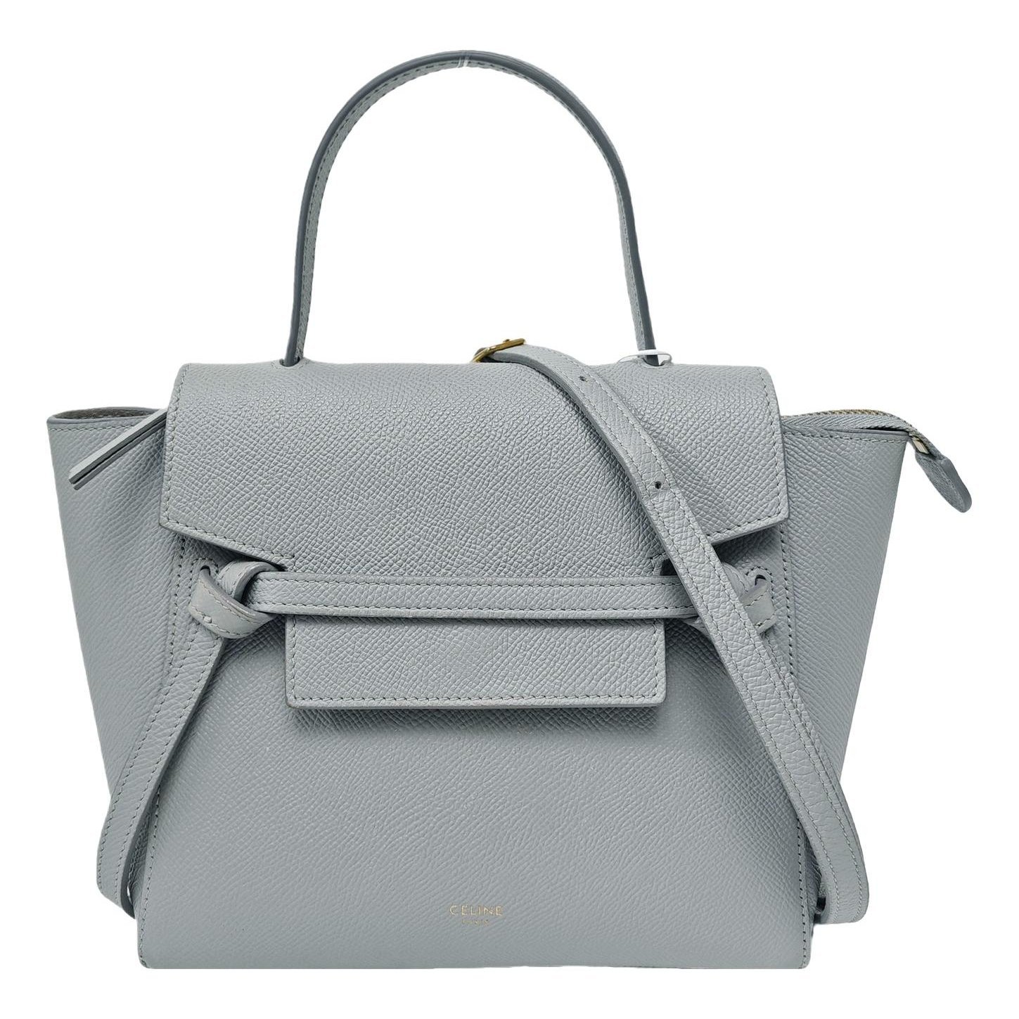 Belt leather handbag