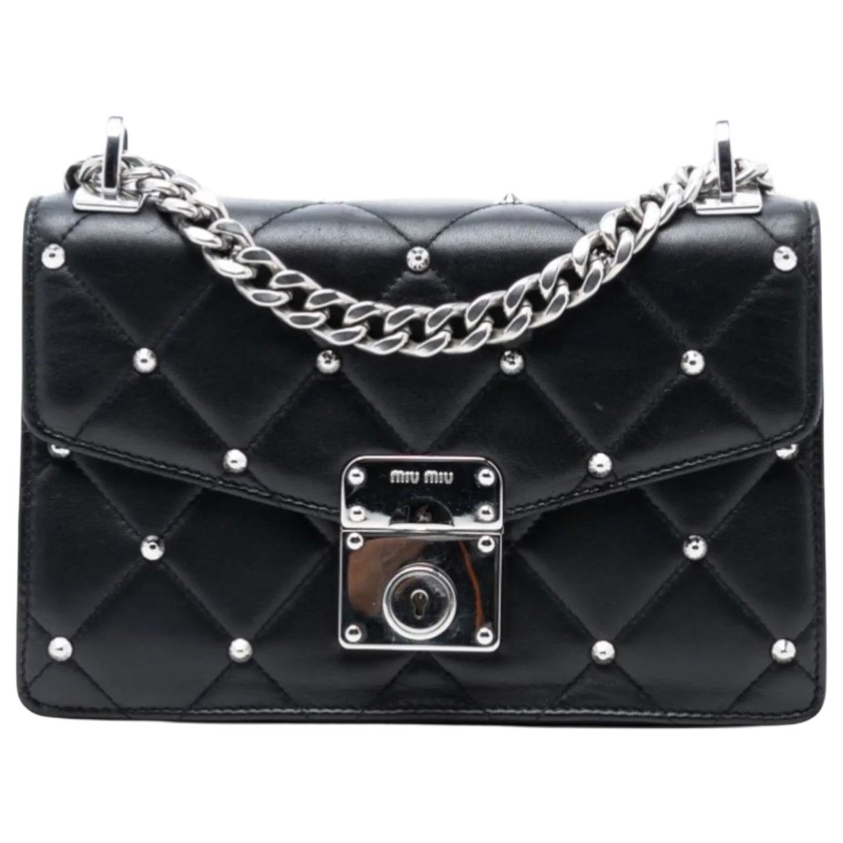 Matelassé leather crossbody bag
