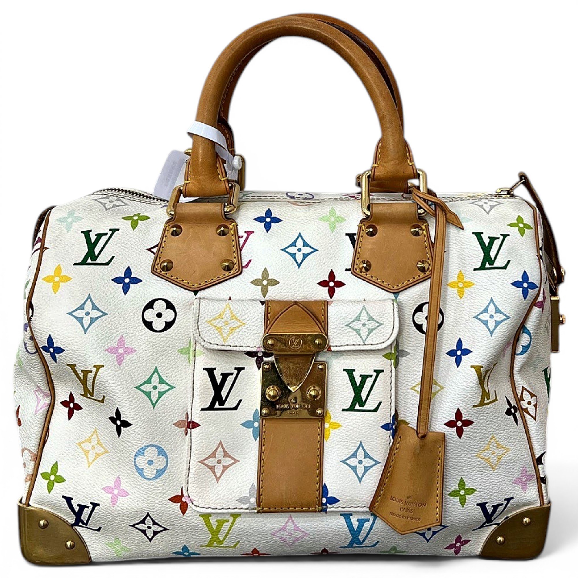 Speedy leather handbag