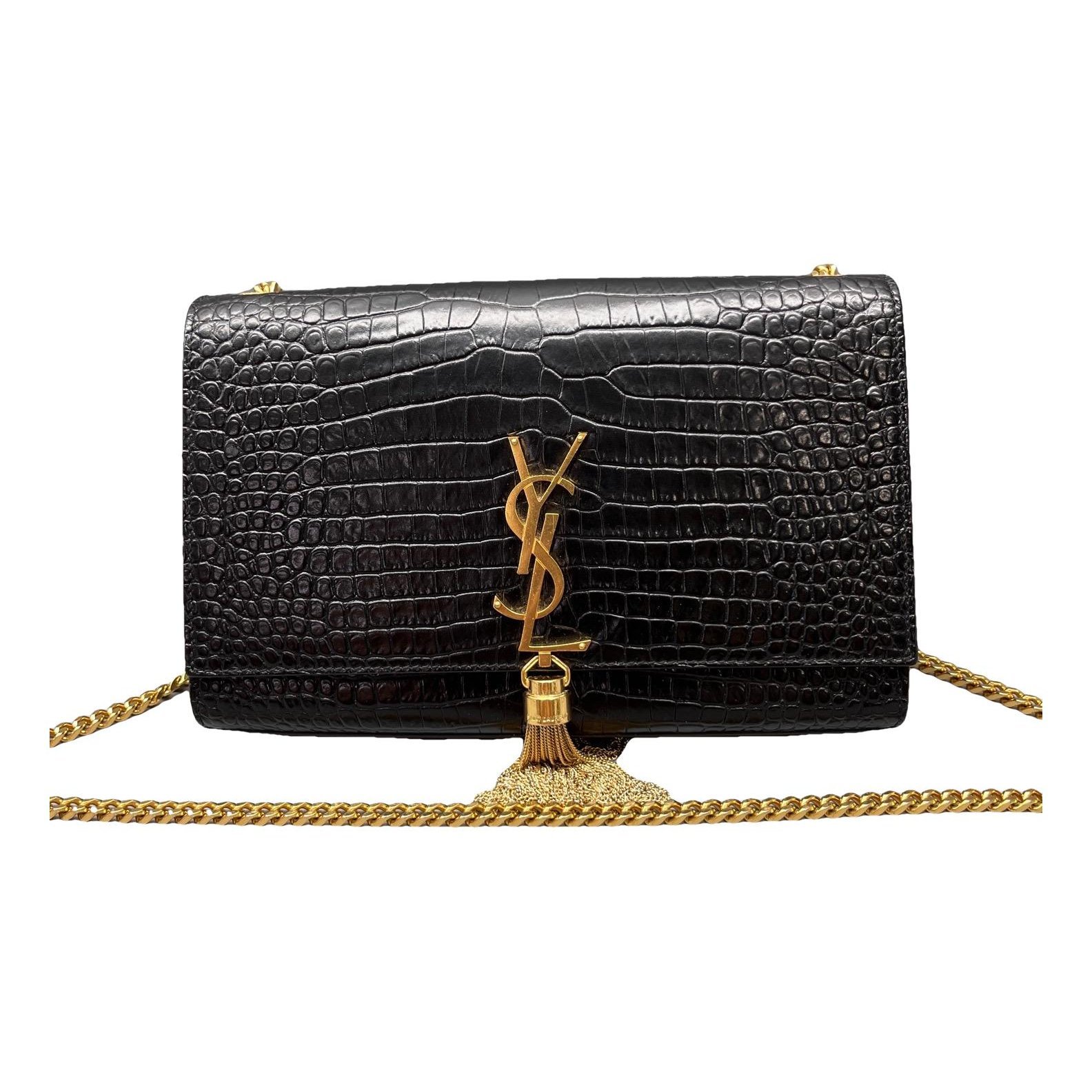 Pompom Kate leather handbag