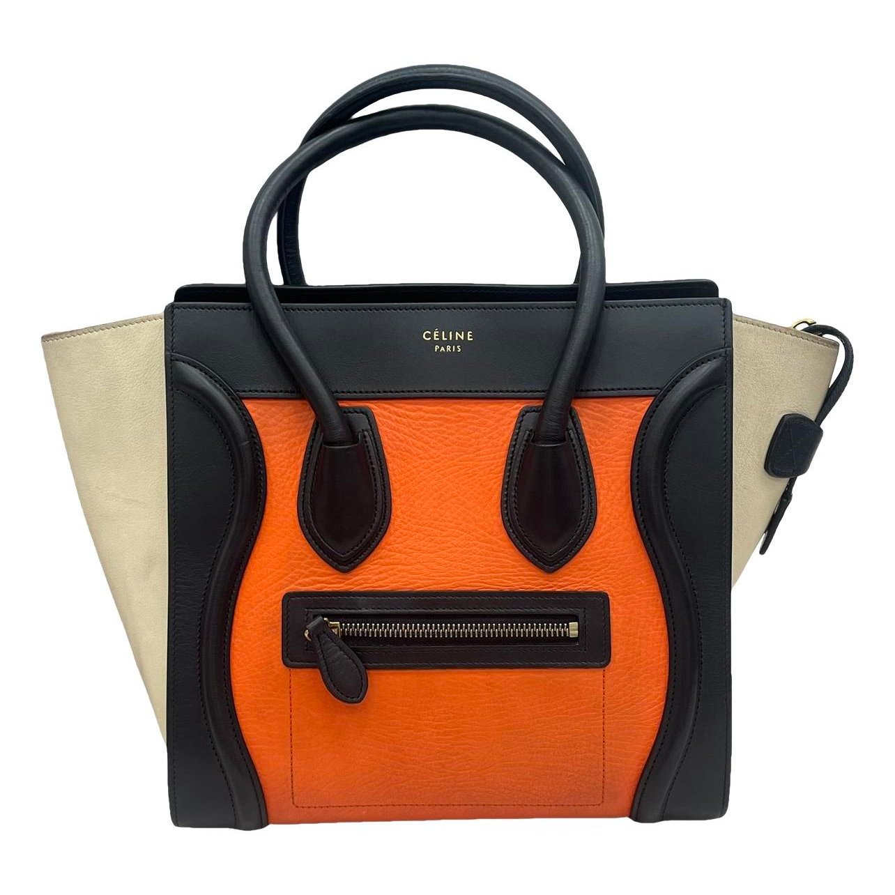 Luggage leather handbag