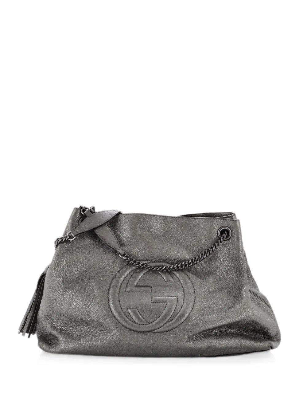 Soho Chain Strap Leather Large shoulder bag