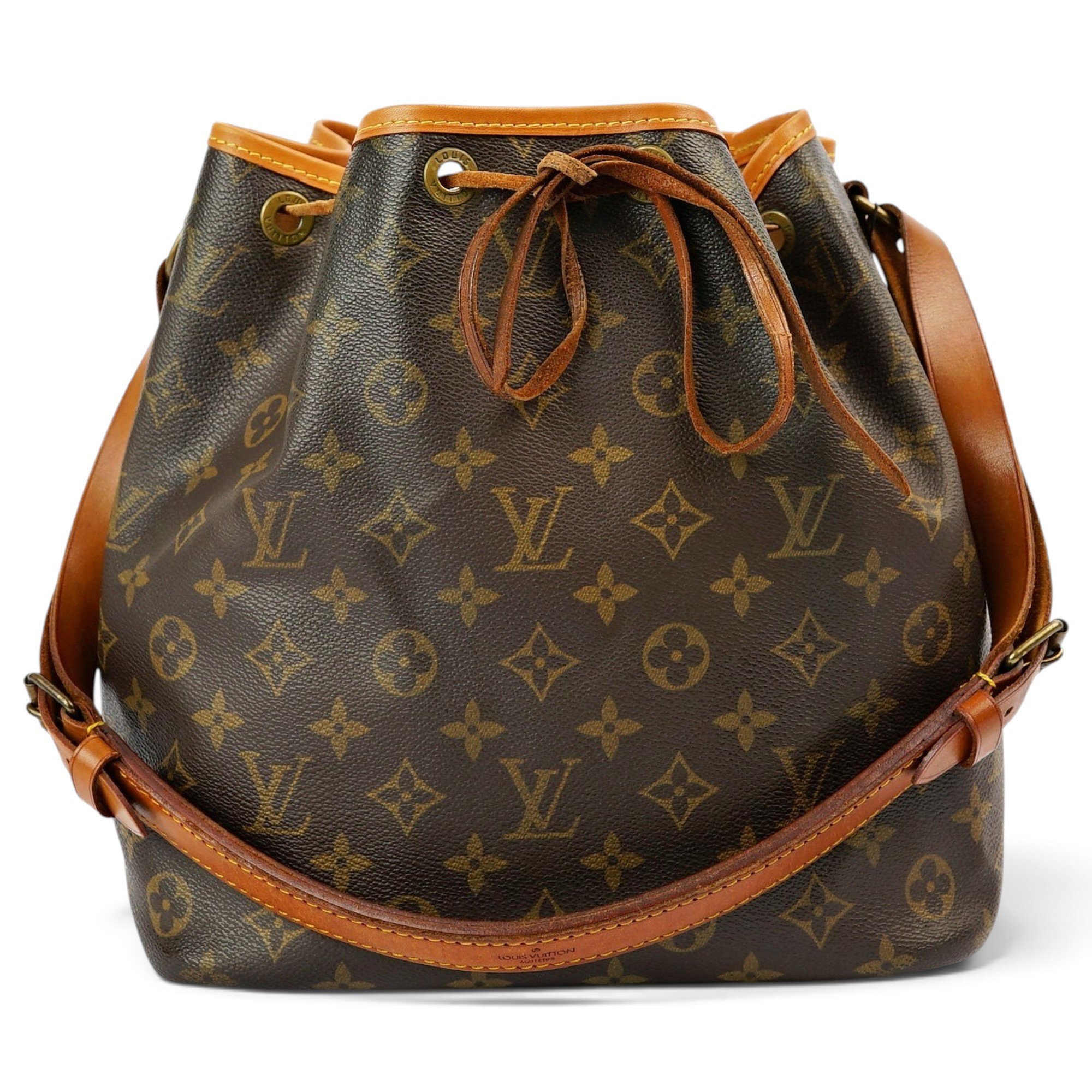 Poche Noé leather handbag