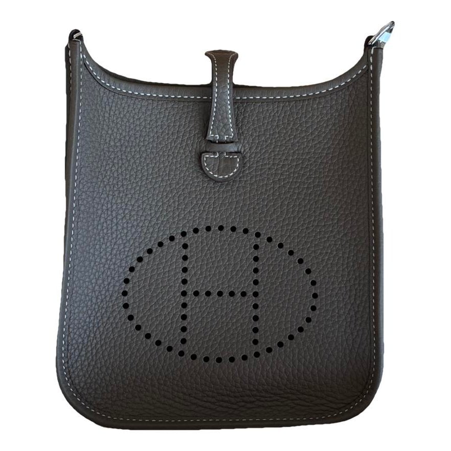 Hermes Mini Evelyne leather handbag