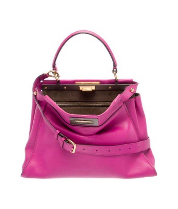 Fendi Leather Peekaboo Medium