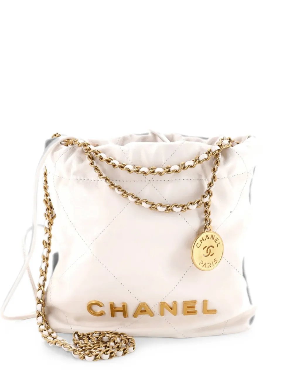 22 Chain Hobo Quilted Calfskin Mini crossbody bag