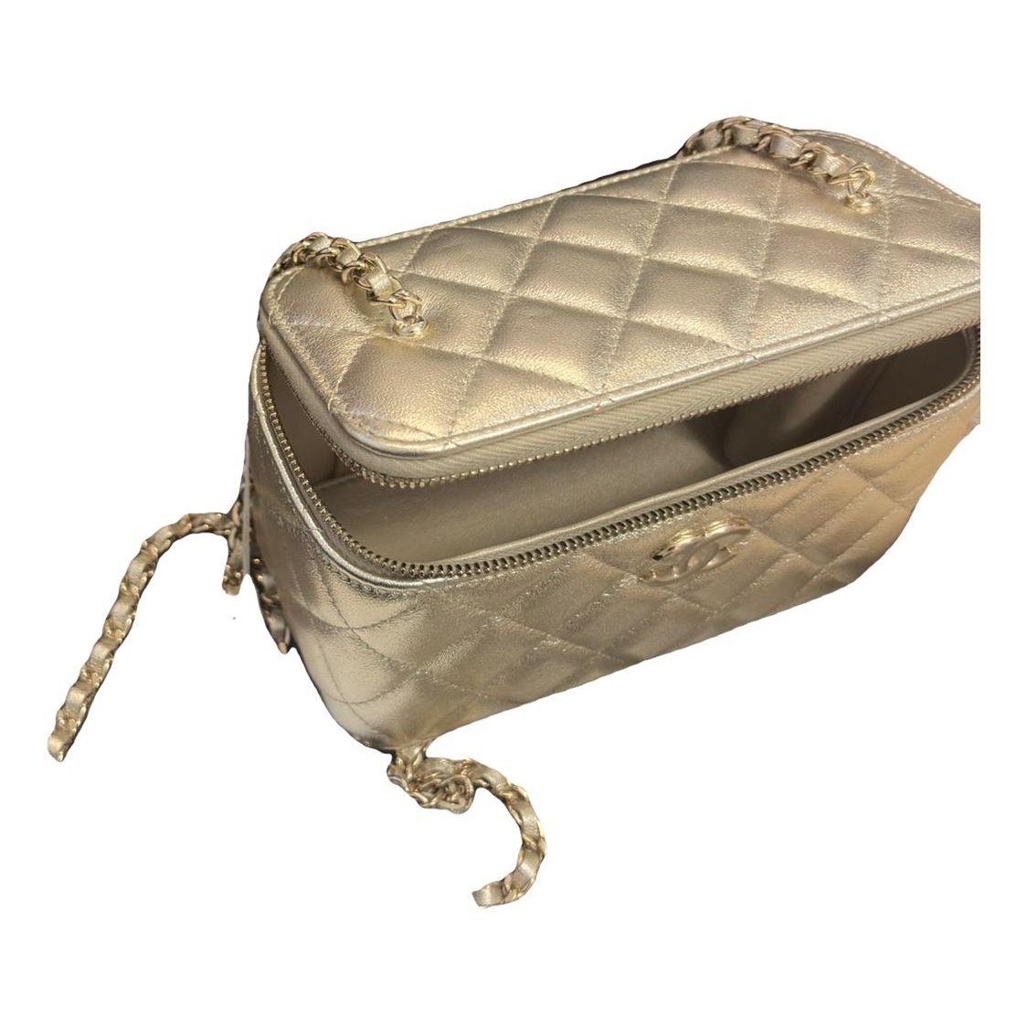 Trendy CC Vanity leather handbag