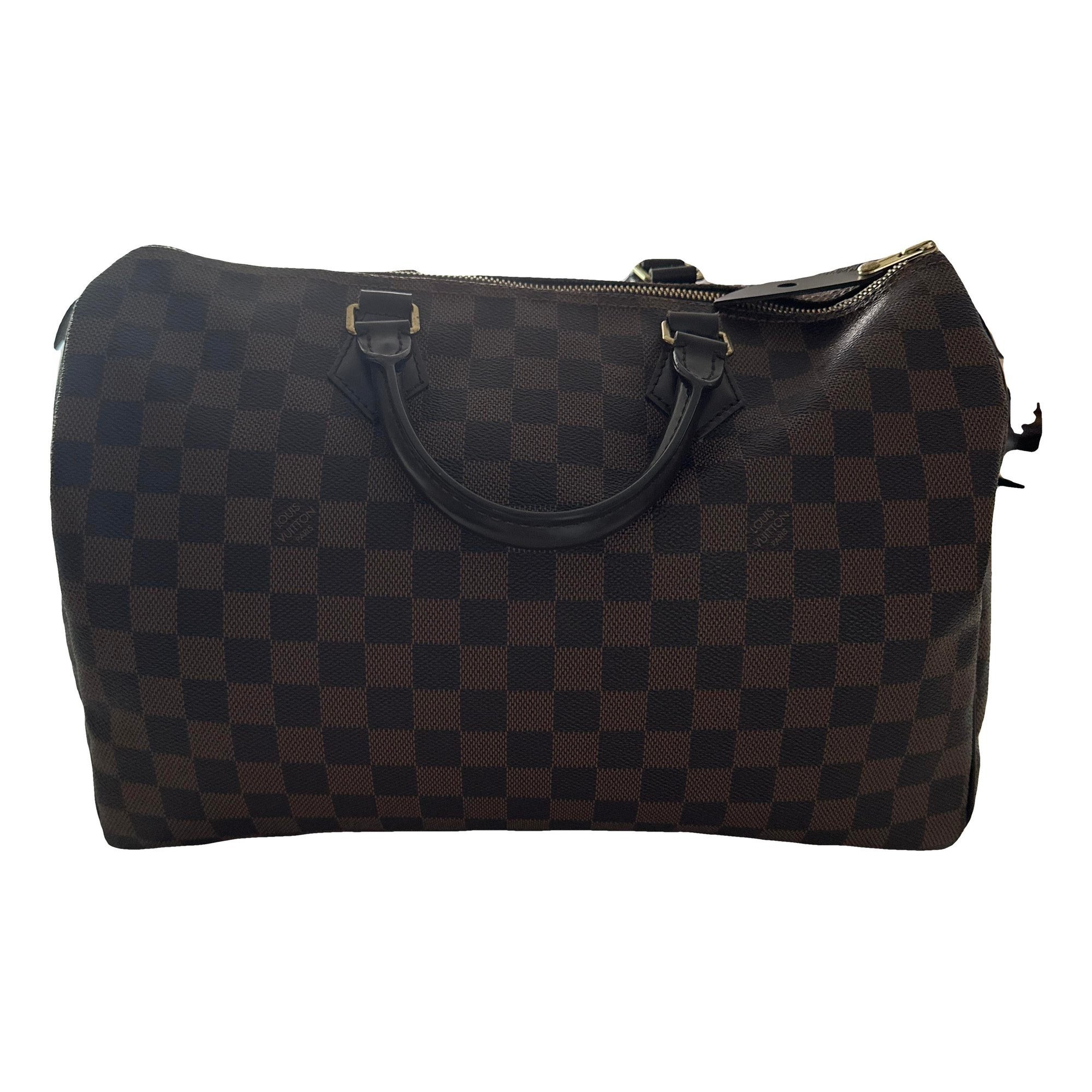 Speedy leather handbag