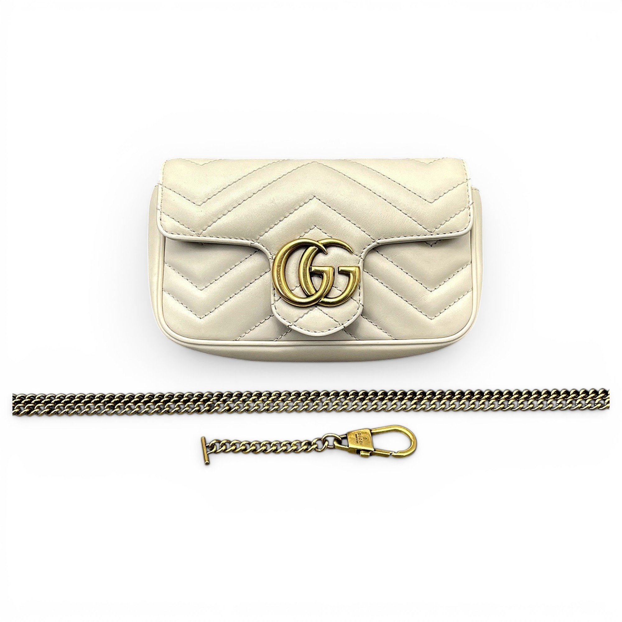 GG Marmont Flap leather crossbody bag