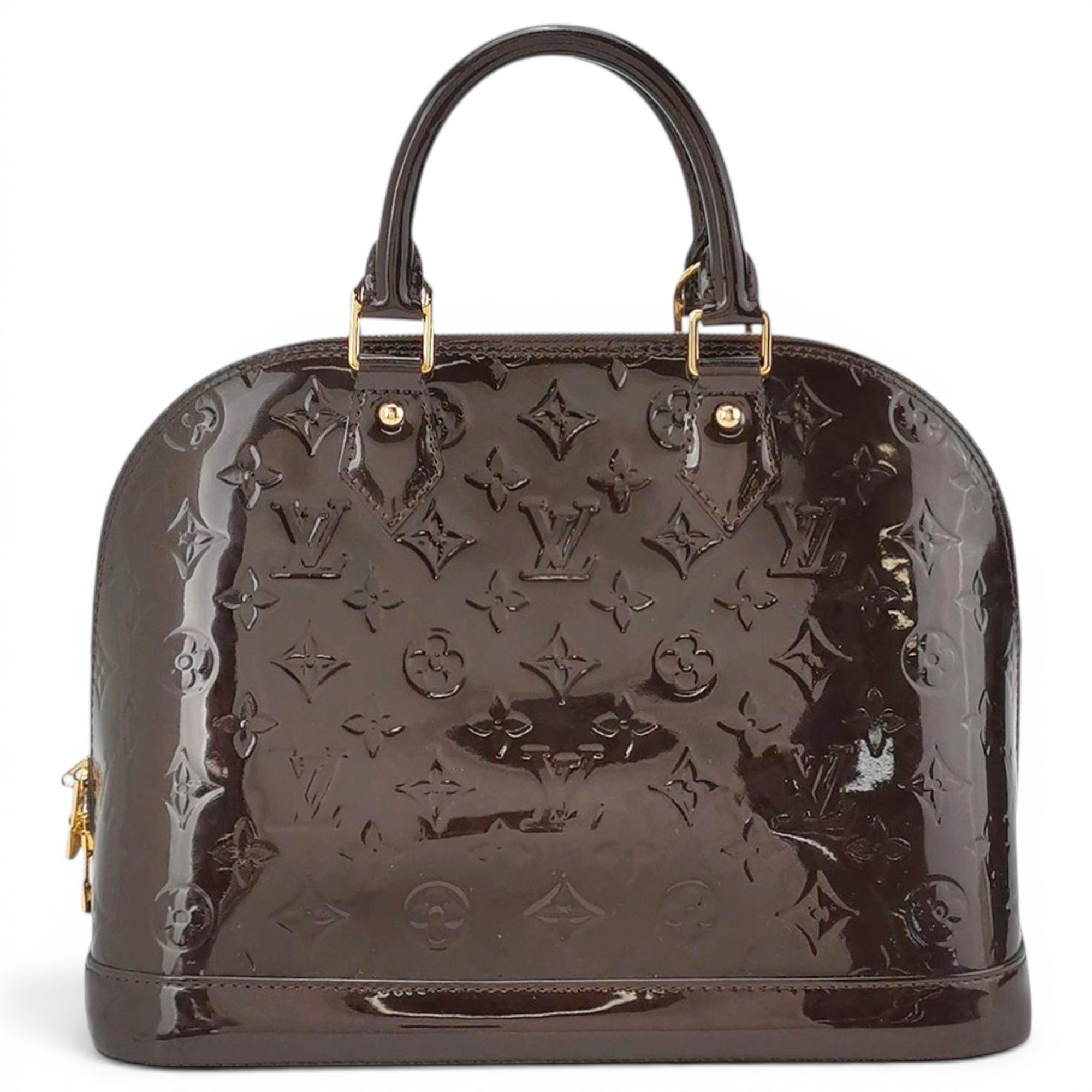 Alma patent leather tote