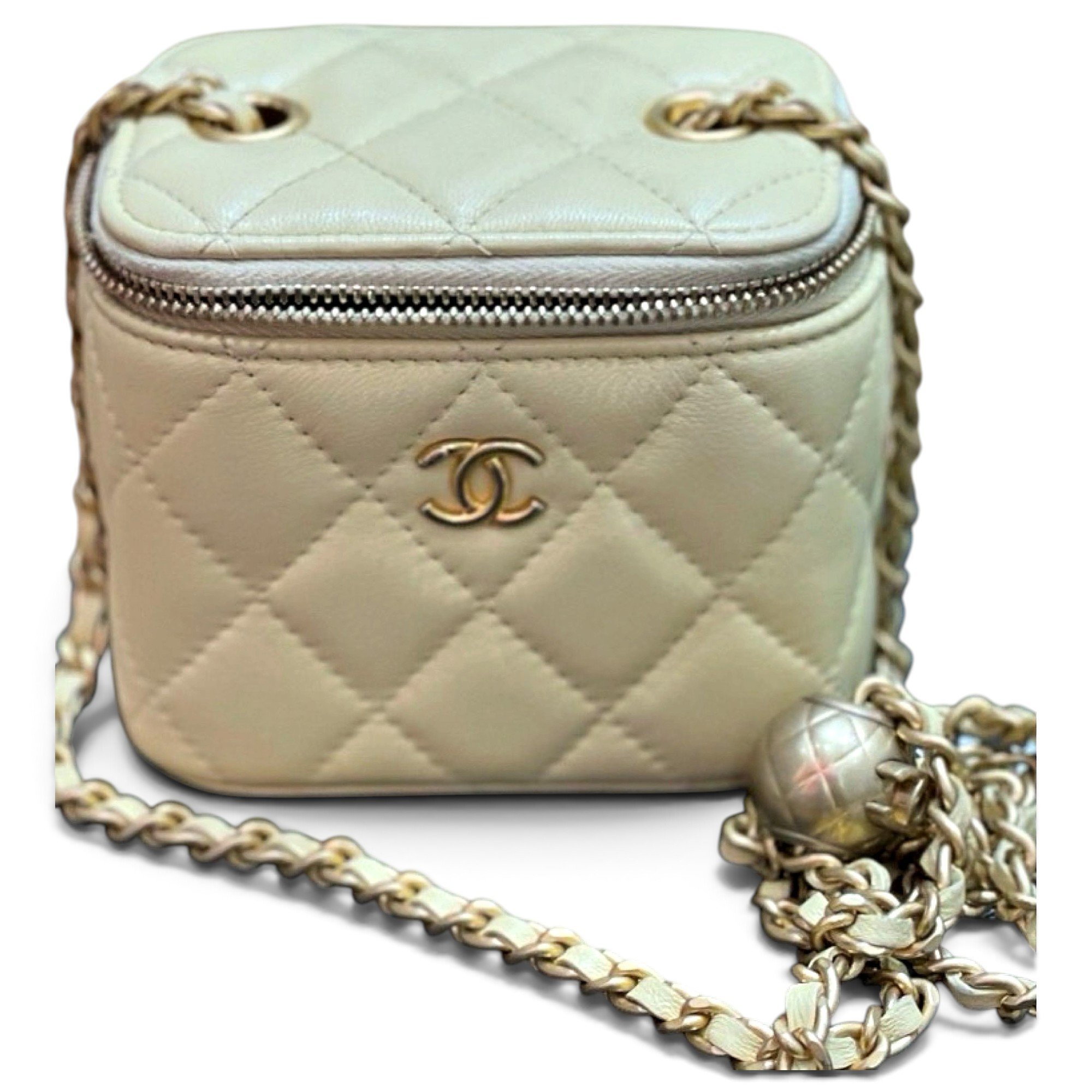 Vanity leather mini bag
