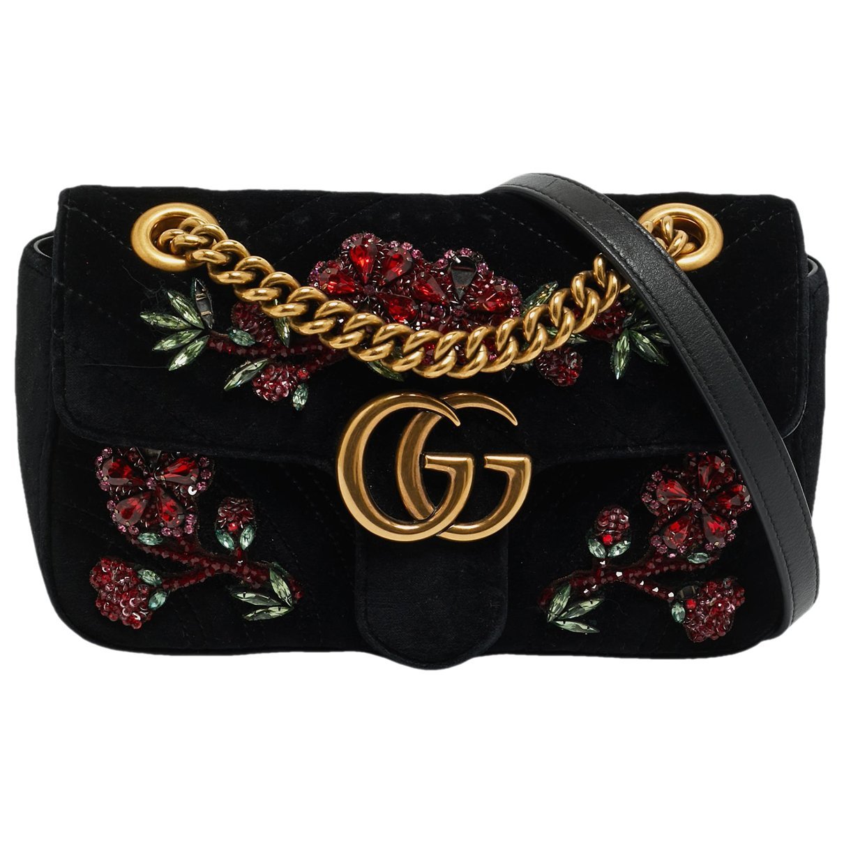GG Marmont velvet handbag