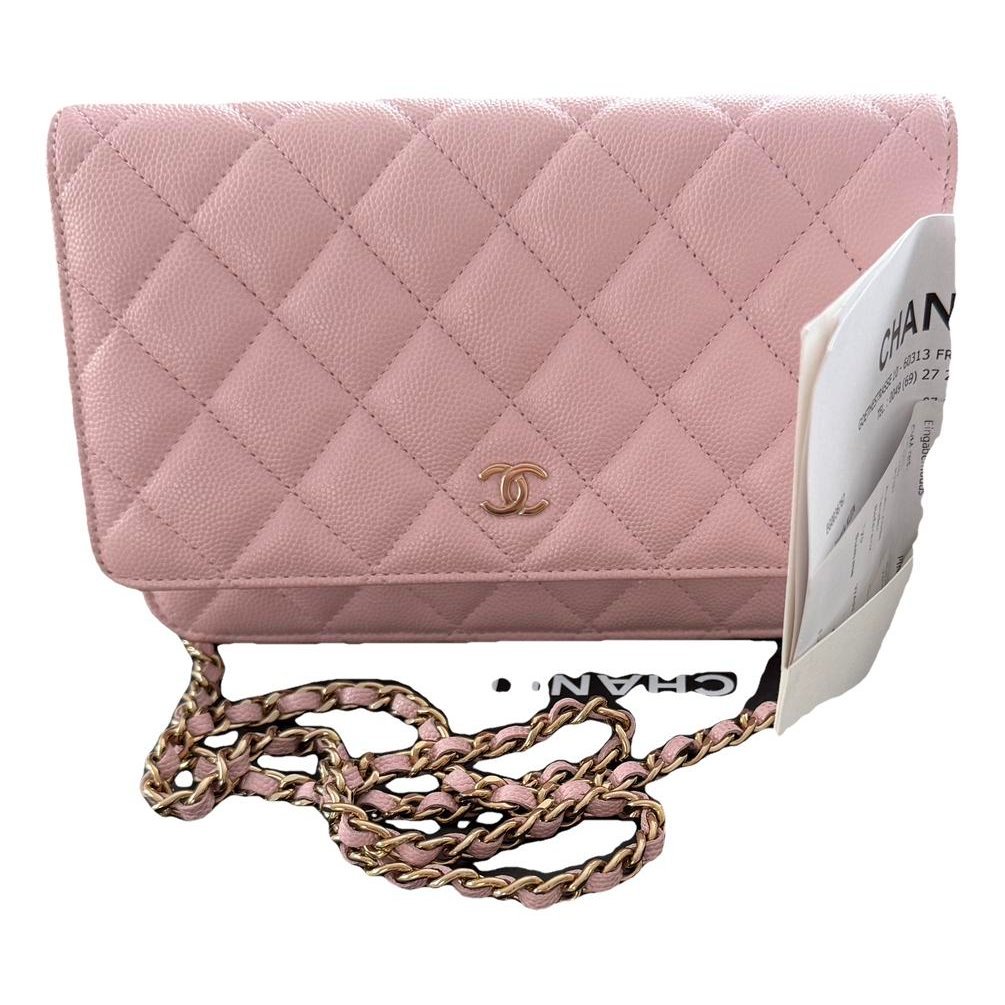 Wallet On Chain Timeless/Classique leather crossbody bag