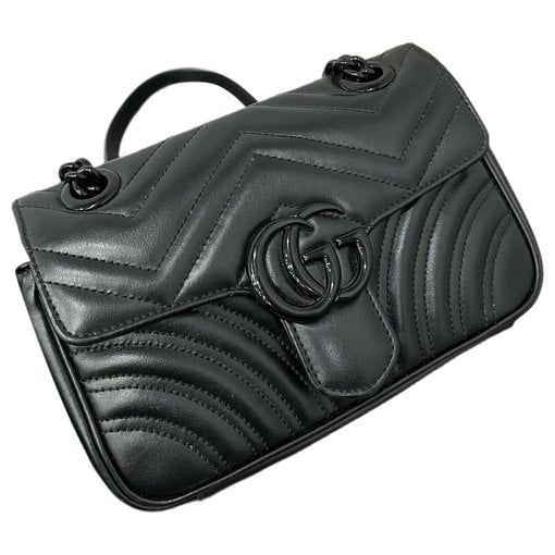 GG Marmont Flap leather handbag