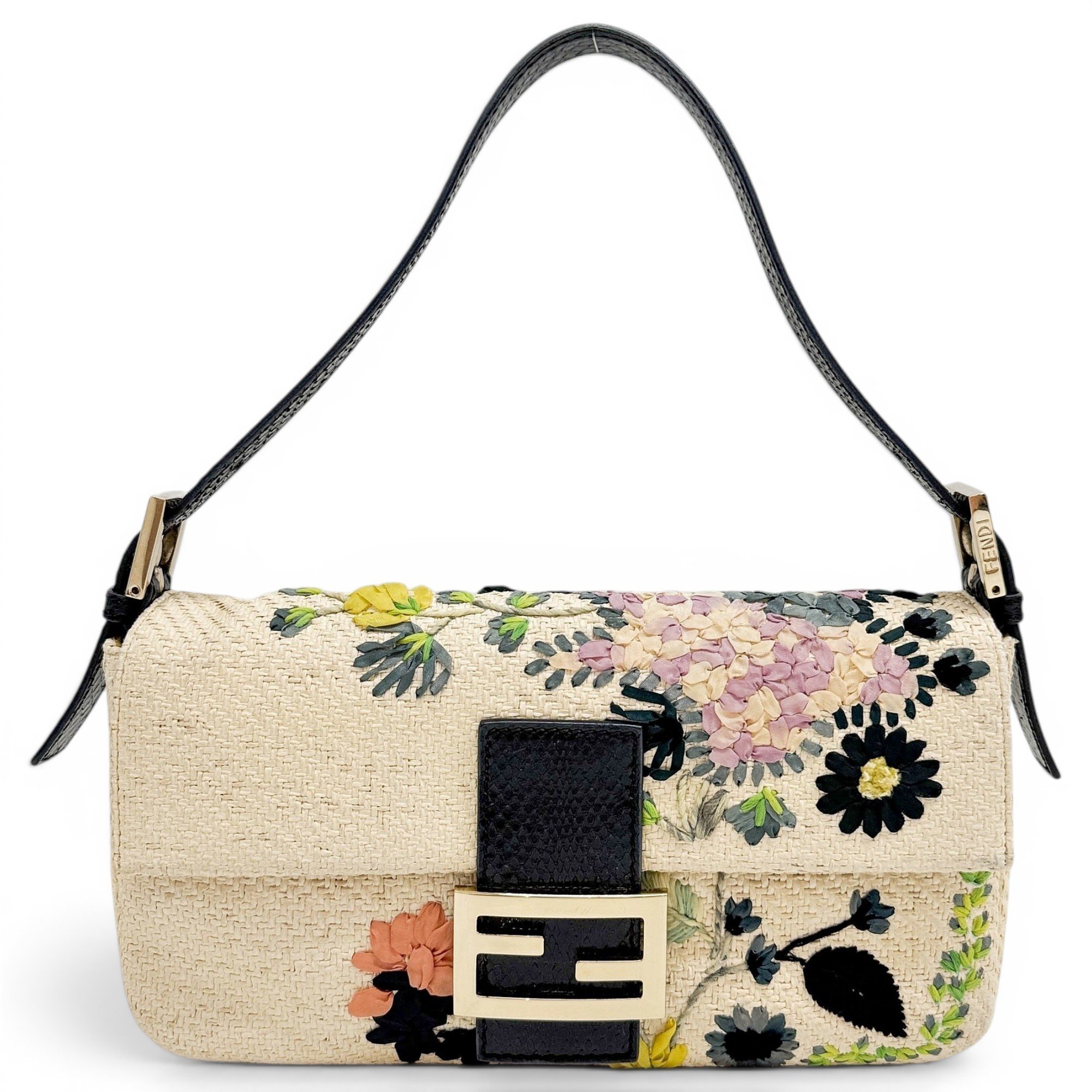 Baguette tweed handbag