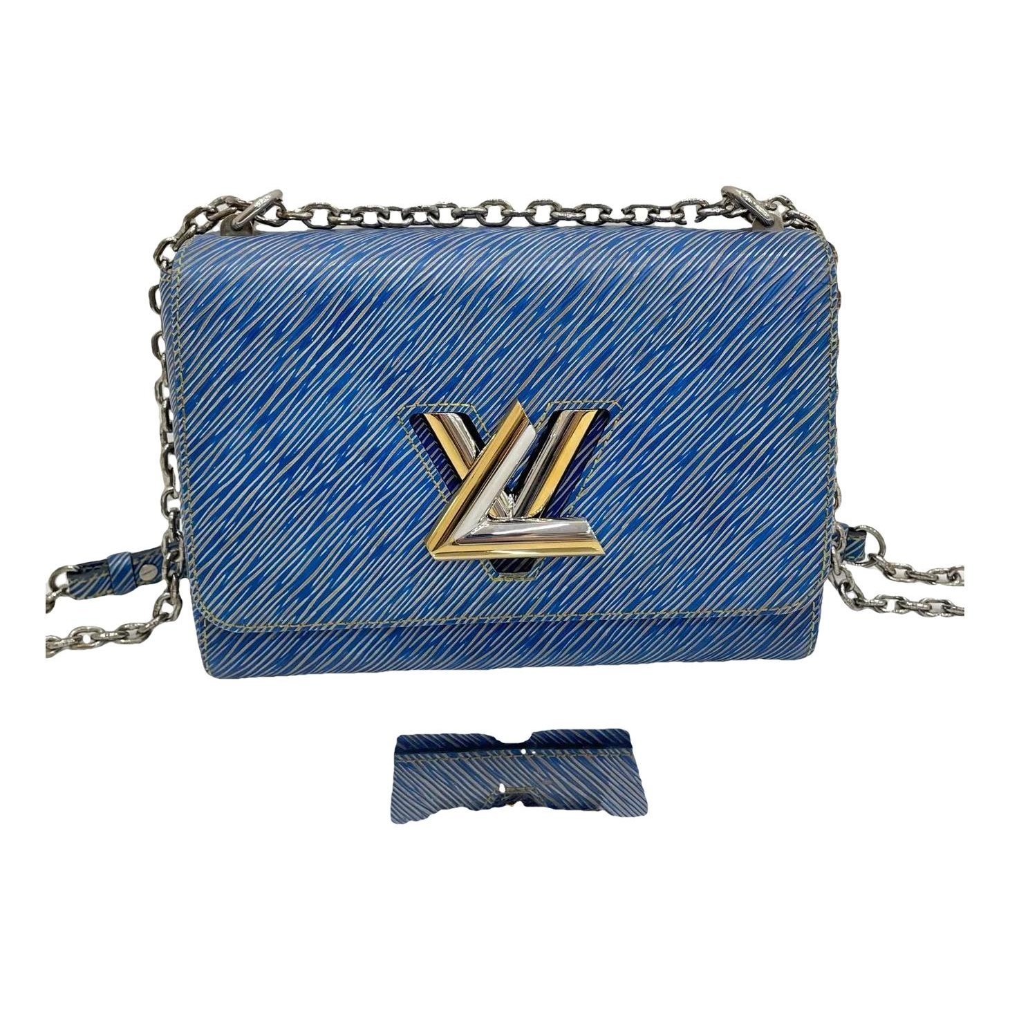 Twist leather handbag