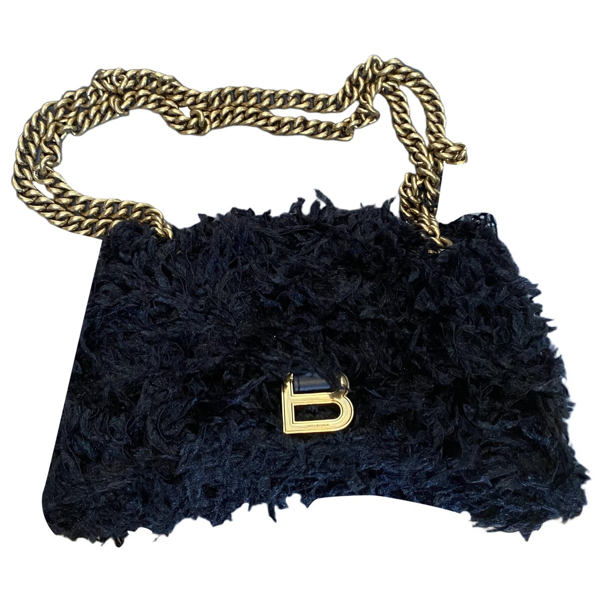 Faux fur handbag