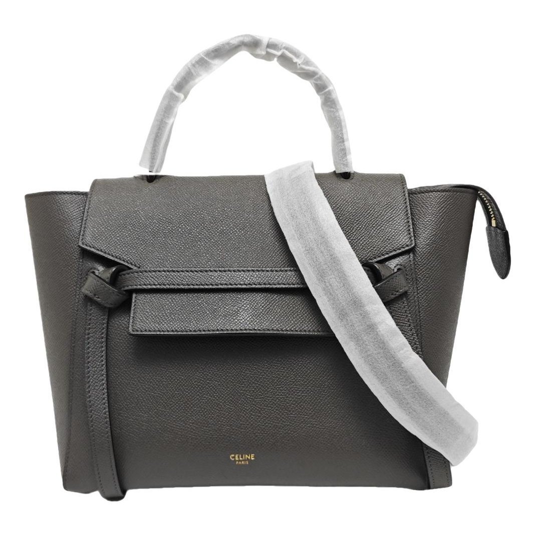Belt leather handbag