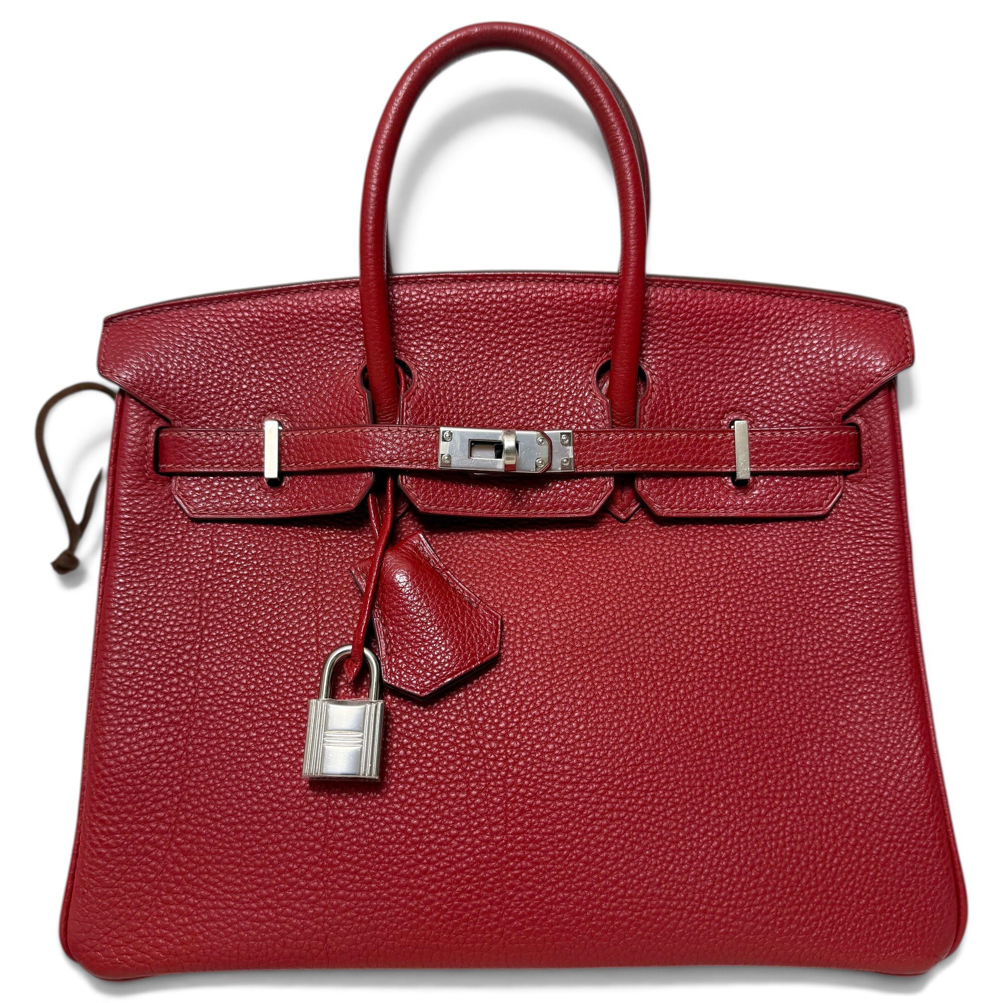 Birkin 25 leather handbag